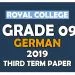 Royal College Grade 09 German Third Term Paper