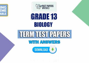 Grade 13 Biology Term Test Papers
