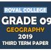Royal College Grade 09 Geography Third Term Paper | English Medium