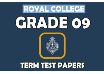 Grade 09 - Royal College Term Test Papers