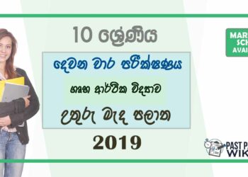 Grade 10 Home Science 2nd Term Test Paper With Answers 2019 - Sinhala Medium | North Central Province
