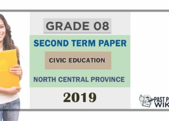 Grade 08 Civic Education 2nd Term Test Paper 2019 - English Medium | North Central Province