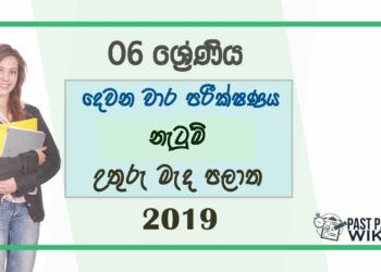 Grade 06 Dancing 2nd Term Test Paper 2019 - Sinhala Medium | North Central Province