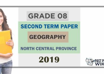 Grade 08 Geography 2nd Term Test Paper 2019 - English Medium | North Central Province