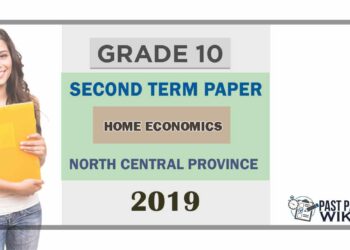 Grade 10 Home Science 2nd Term Test Paper 2019 - Tamil Medium | North Central Province