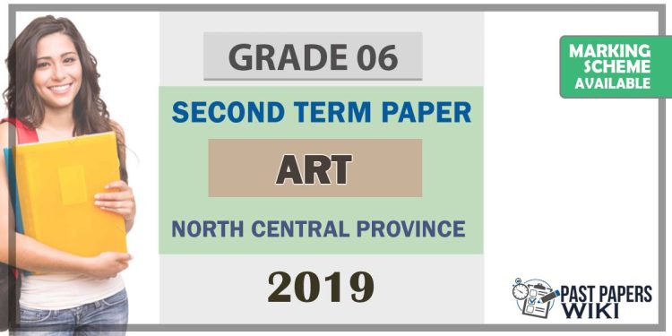 Grade 06 Art 2nd Term Test Paper with Answers 2019 - Tamil Medium | North Central Province