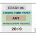 Grade 06 Art 2nd Term Test Paper with Answers 2019 - Tamil Medium | North Central Province