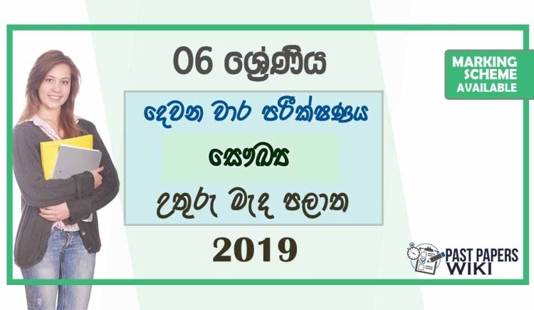 Grade 06 Health 2nd Term Test Paper With Answers 2019 - Sinhala Medium | North Central Province