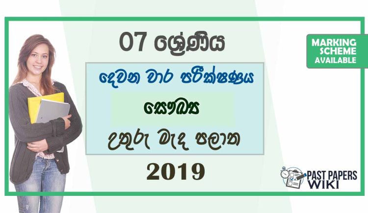 Grade 07 Health 2nd Term Test Paper With Answers 2019 - Sinhala Medium | North Central Province