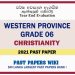 Western Province Grade 06 Christianity Third Term Paper 2021 – Sinhala Medium