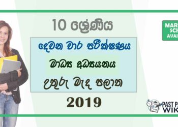 Grade 10 Media 2nd Term Test Paper With Answers 2019 - Sinhala Medium | North Central Province