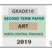 Grade 10 Art 2nd Term Test Paper with Answers 2019 - Tamil Medium | North Central Province