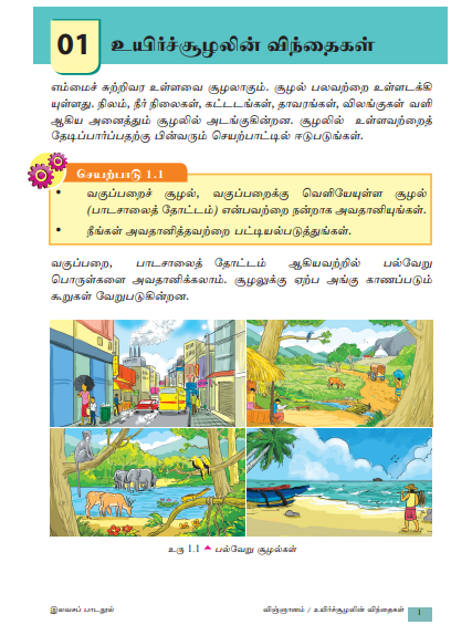 Grade 06 Science textbook | Tamil Medium – New Syllabus