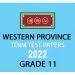 Western Province Term Test Papers 2022 - Grade 11