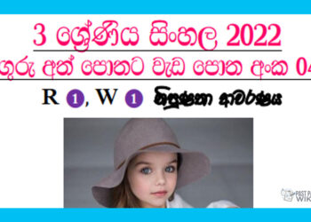 Grade 03 Sinhala | Workbook (04)