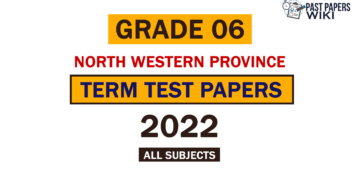 2022 (2023) North Western Province Grade 06 3rd Term Test Papers