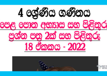 Adu Kirima (02) Grade 04 Mathematics Unit 18 | Questions and Answers