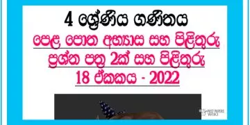 Adu Kirima (02) Grade 04 Mathematics Unit 18 | Questions and Answers