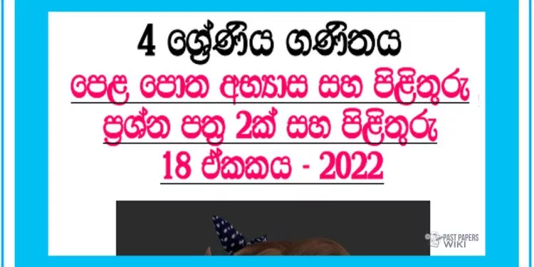Adu Kirima (02) Grade 04 Mathematics Unit 18 | Questions and Answers