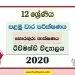 Richmond College Grade 12 ICT First Term Test Paper 2020 with answers for Sinhala Medium
