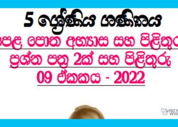 Bedima (01) Grade 05 Mathematics Unit 09 | Questions and Answers