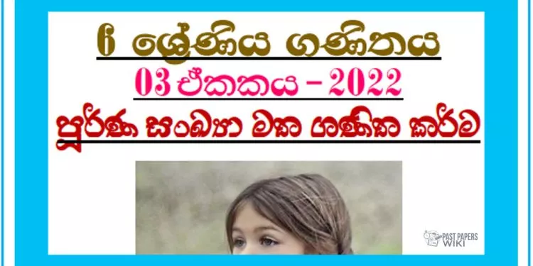 Purna Sankaya Matha Ganitha Karma Grade 06 Mathematics Unit 03 | Questions and Answers
