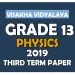 Grade 13 Physics 3rd Term Test paper With Answers 2019 - Visakha Vidyalaya | English Medium