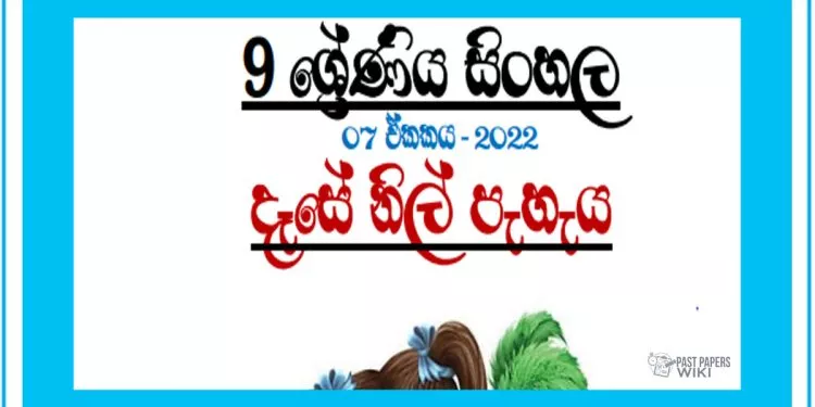 Grade 09 Sinhala Unit 07 | Dese Nil Peheya