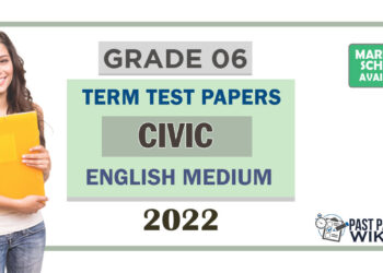 Grade 06 Civic Education Term Test Papers | English Medium