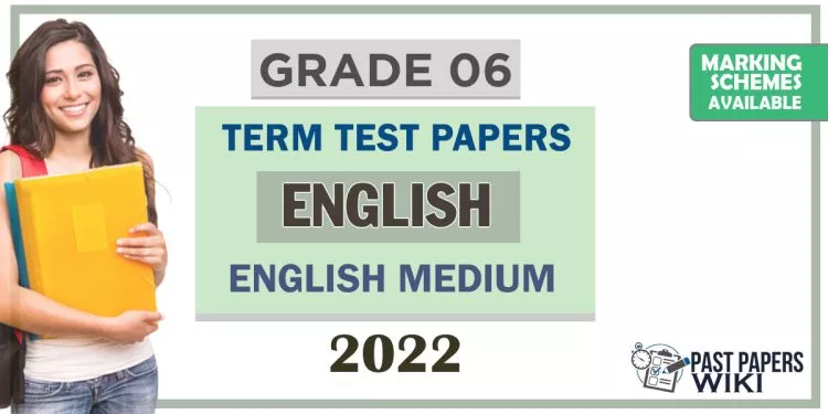 Grade 06 English Language Term Test Papers | English Medium