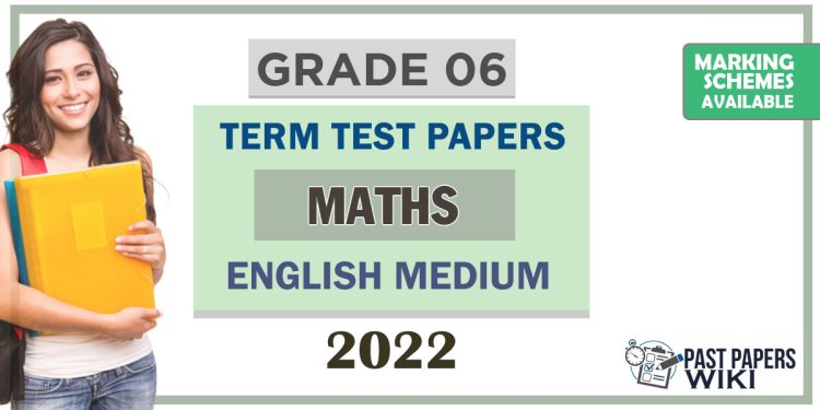 Grade 06 Maths Term Test Papers | English Medium