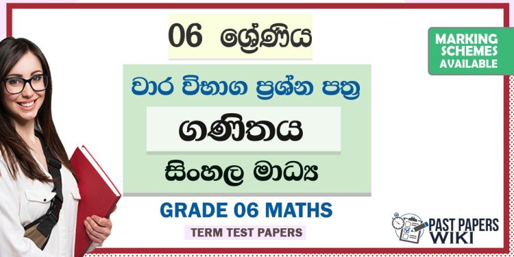 Grade 06 Maths Term Test Papers | Sinhala Medium