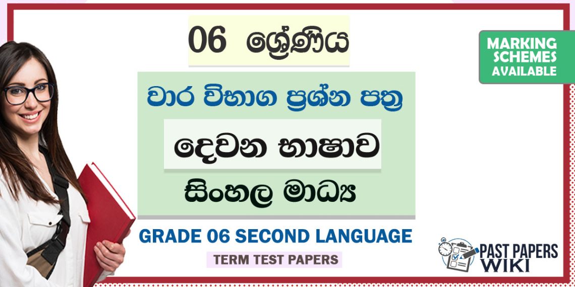 grade 6 geography second term test papers sinhala medium