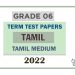 Grade 06 Tamil Language Term Test Papers | Tamil Medium