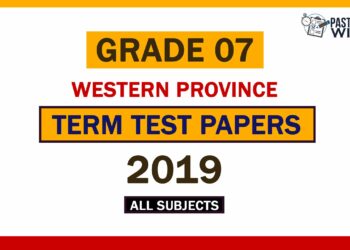 2019 Western Province Grade 07 3rd Term Test Papers