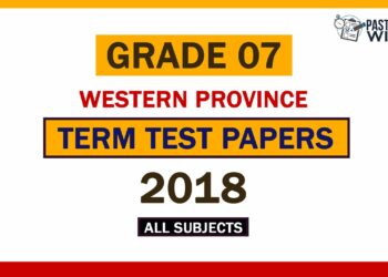 2018 Western Province Grade 07 3rd Term Test Papers