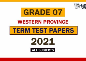 2021 Western Province Grade 07 3rd Term Test Papers