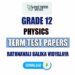 Rathnavali Balika Vidyalaya Grade 12 Physics Term Test Papers