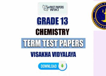 Visakha Vidyalaya Grade 13 Chemistry Term Test Papers