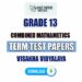 Visakha Vidyalaya Grade 13 Combined Maths Term Test Papers