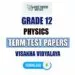 Visakha Vidyalaya Grade 12 Physics Term Test Papers