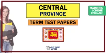 Central Province Term Test Papers