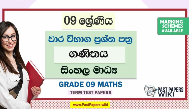 Grade 09 Maths Term Test Papers | Sinhala Medium