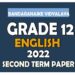Sirimavo Bandaranaike Vidyalaya Genaral English 2nd Term Test paper 2022 - Grade 12