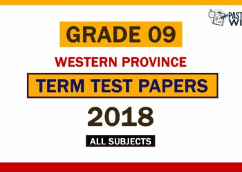 2018 Western Province Grade 09 2nd Term Test Papers