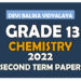 Devi Balika Vidyalaya Chemistry 2nd Term Test paper 2022 - Grade 13