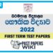 Dharmapala Vidyalaya Physics 1st Term Test paper 2022 - Grade 12