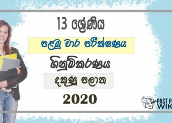 Southern Province Accounting 1st Term Test paper 2020- Grade 13