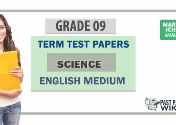 Grade 09 Science Term Test Papers | English Medium