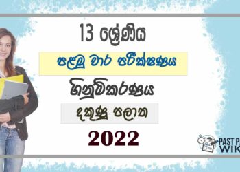 Southern Province Accounting 1st Term Test paper 2022- Grade 13